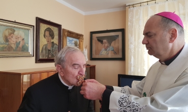 Będzin: 'Kolęda' w Domu św. Józefa (fot. ks. M. Borda)