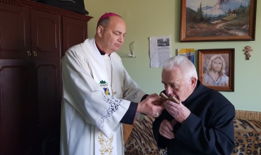 Będzin: 'Kolęda' w Domu św. Józefa (fot. ks. M. Borda)