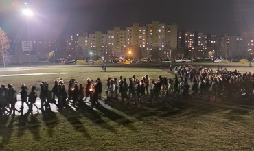 Sosnowiec: Droga Krzyżowa na Plac Papieski (fot. I. Godzisz)