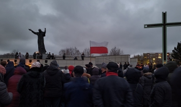 Sosnowiec: Różaniec na Placu Papieskim