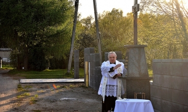 Olkusz: poświęcenie kapliczki przydrożnej