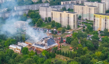 Akcja gaśnicza z 21 czerwca (fot. From the Sky)