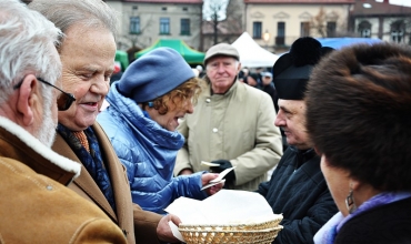 Olkusz: Wigilia na Rynku