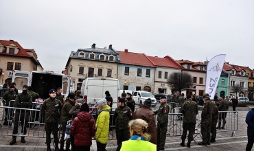 Olkusz: Wigilia na Rynku