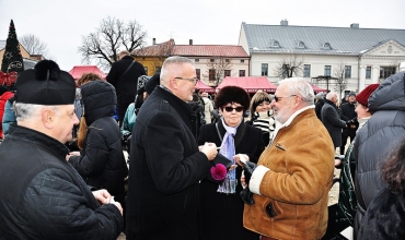 Olkusz: Wigilia na Rynku