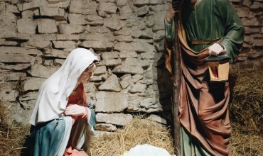 Żywa szopka w Siemoni (fot. Dawid Nalewajka)