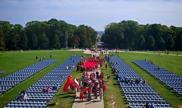 Pielgrzymka Zagłębiowska osiągnęła Jasną Górę (fot.  Iza Bator)